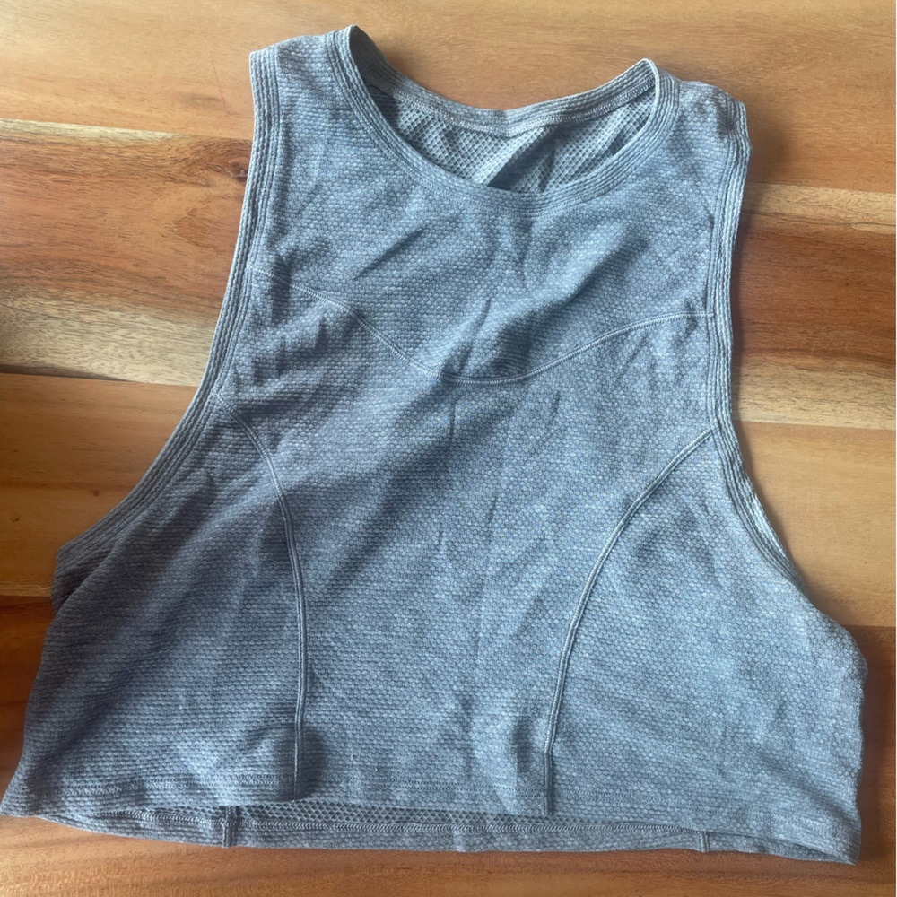 lululemon cropped running tank